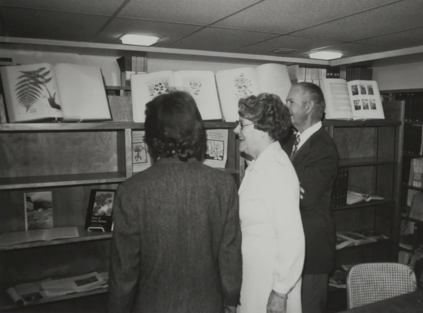 Katherine Muller at Reading Room Opening