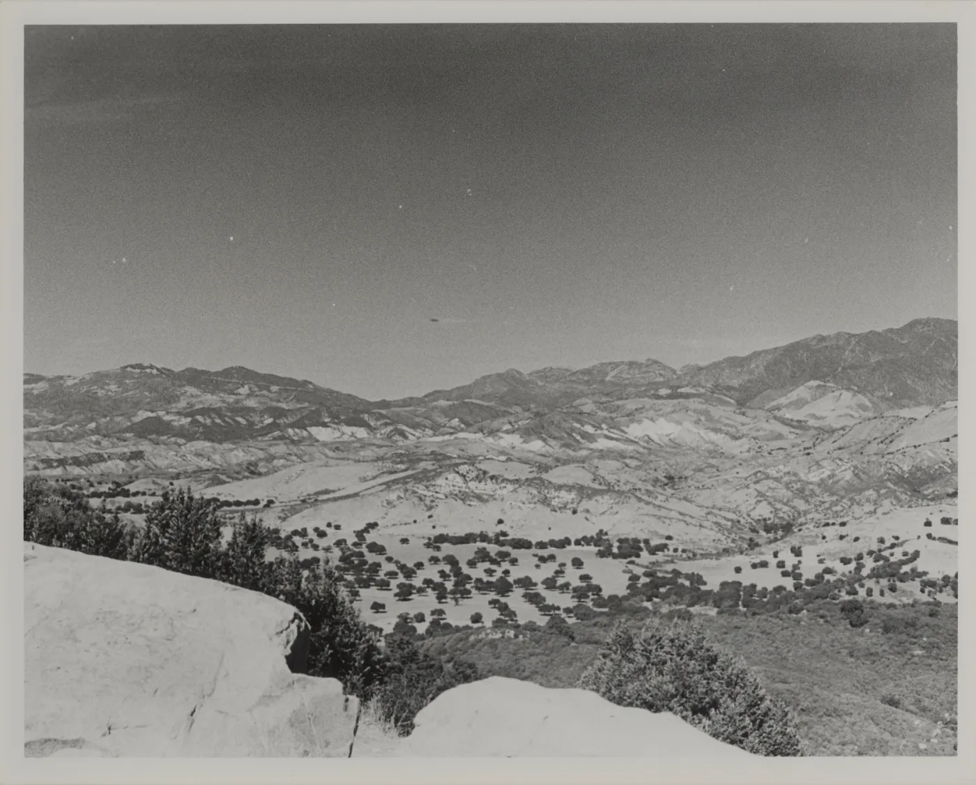 viewing Figueroa Mountain and Santa Ynez Valley from San Marcos Pass