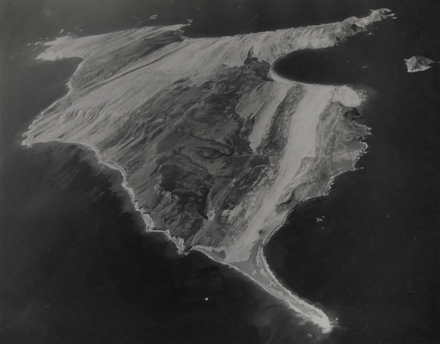 San Miguel Island, from the air