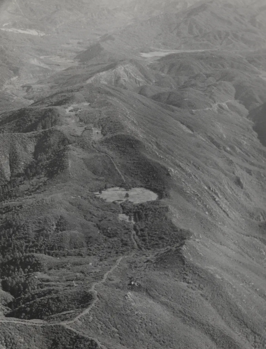 Dry Lakes Ridge, aerial view