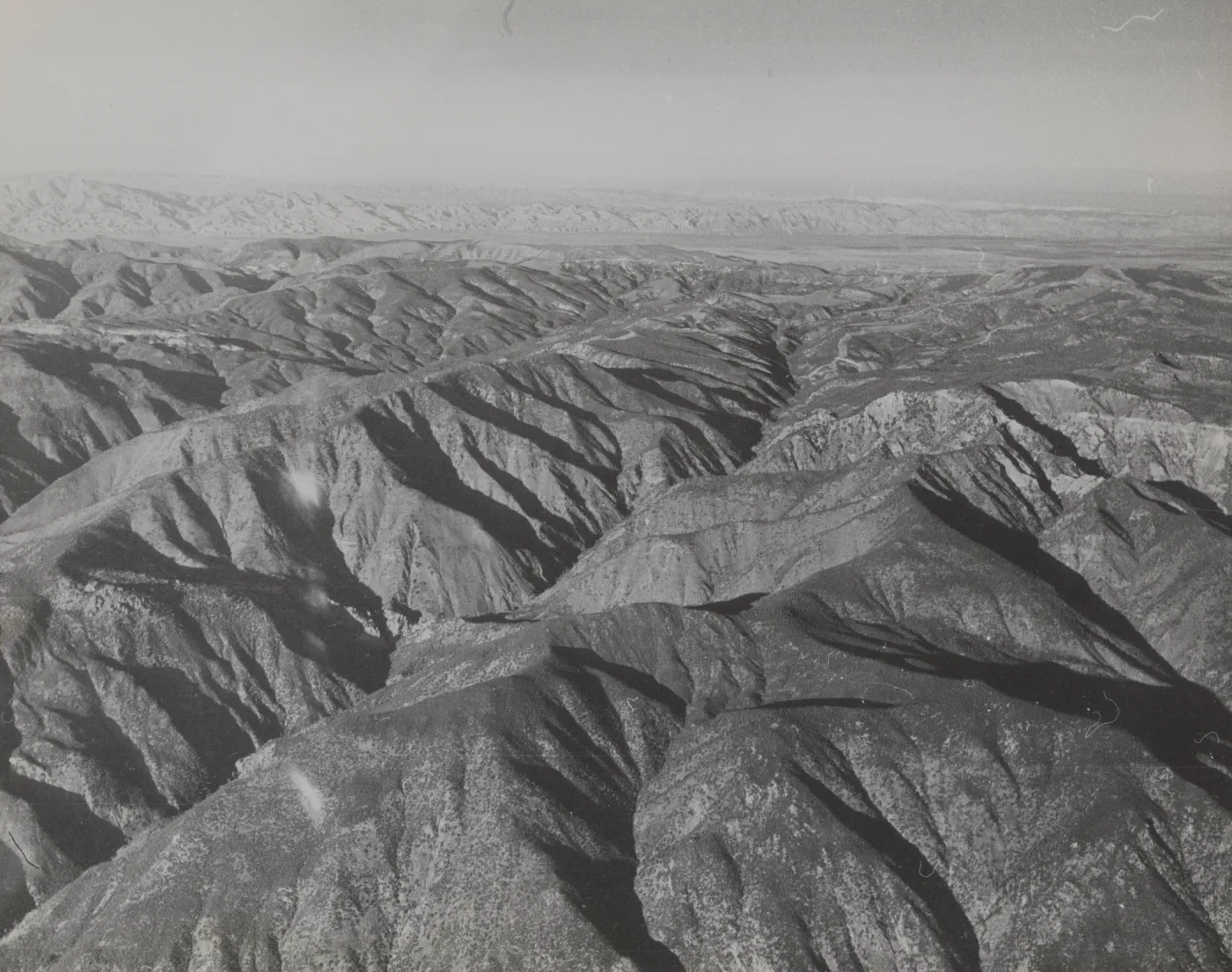 Aerial view of Sierra Madre Potreros