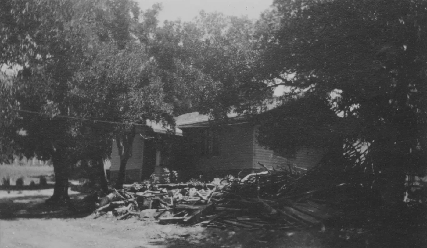 Historic photo of Hay Hill, Torocado Ranch bungalow