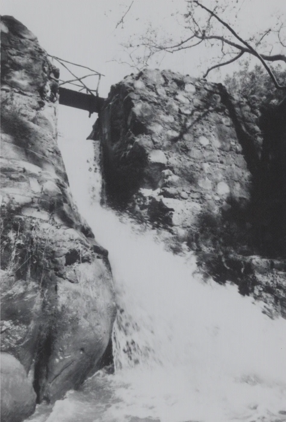 Mission Creek waterfall, Mission Dam