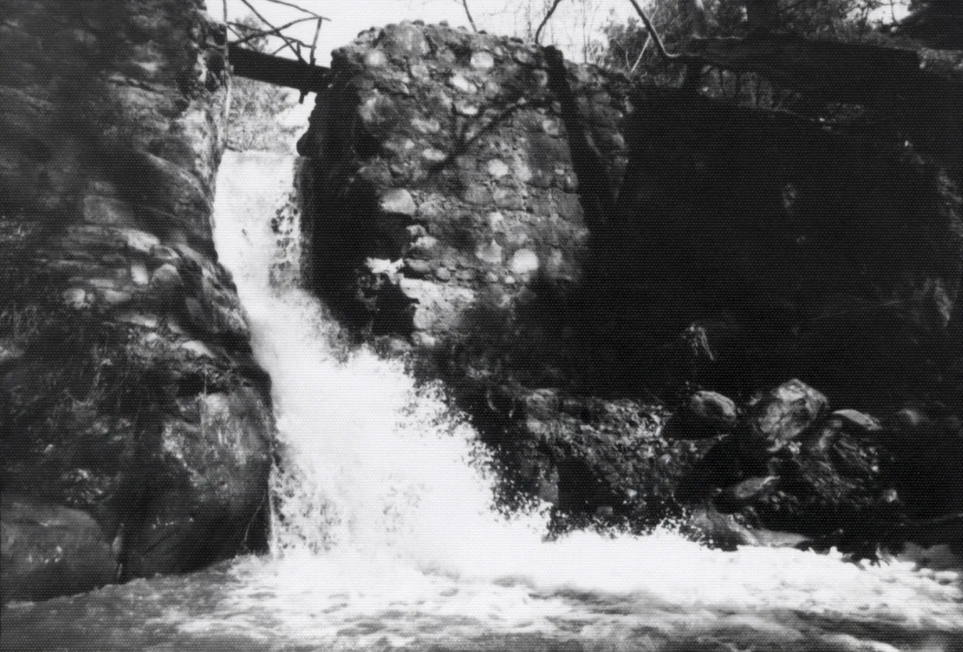 Mission Creek waterfall, Mission Dam