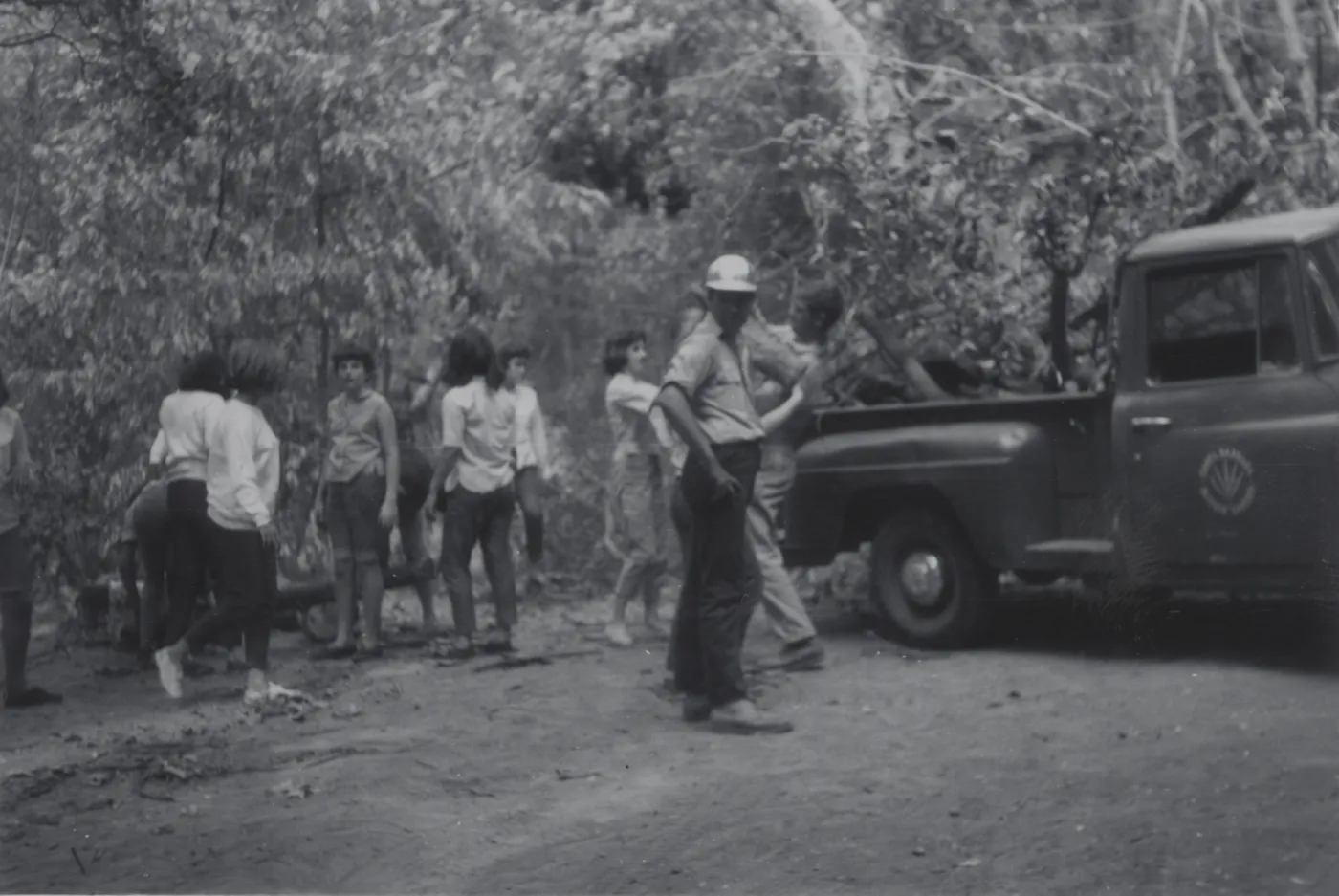 vegetation clean up after the Coyote Fire, Santa Barbara Junior High Volunteers
