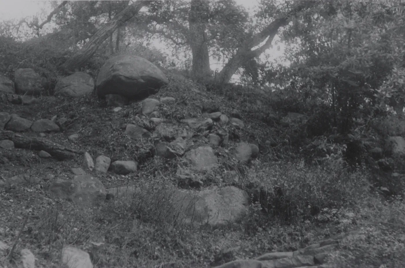 preparing the Indian Steps slope, 1957