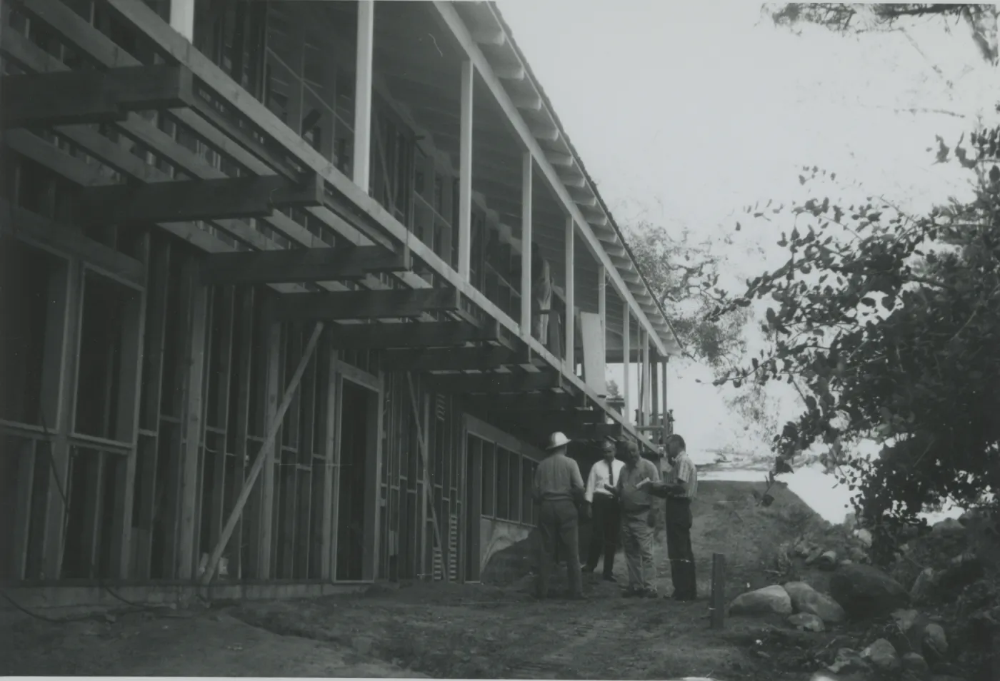 North Wing construction