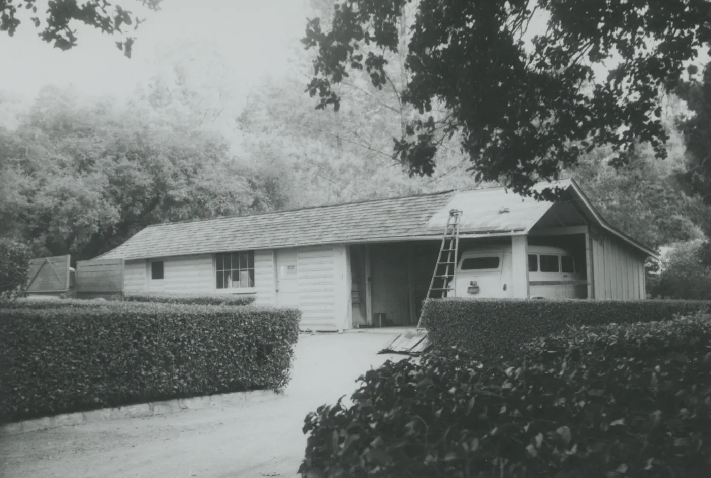 Maintenance Shed, prior to relocation to Hort Unit