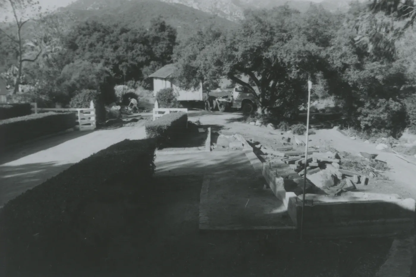 Maintenance Shed, relocation to the Hort Unit