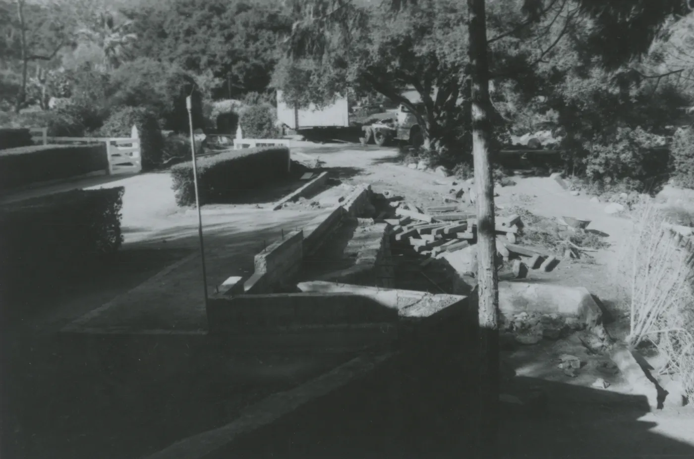 Maintenance Shed, relocation to the Hort Unit