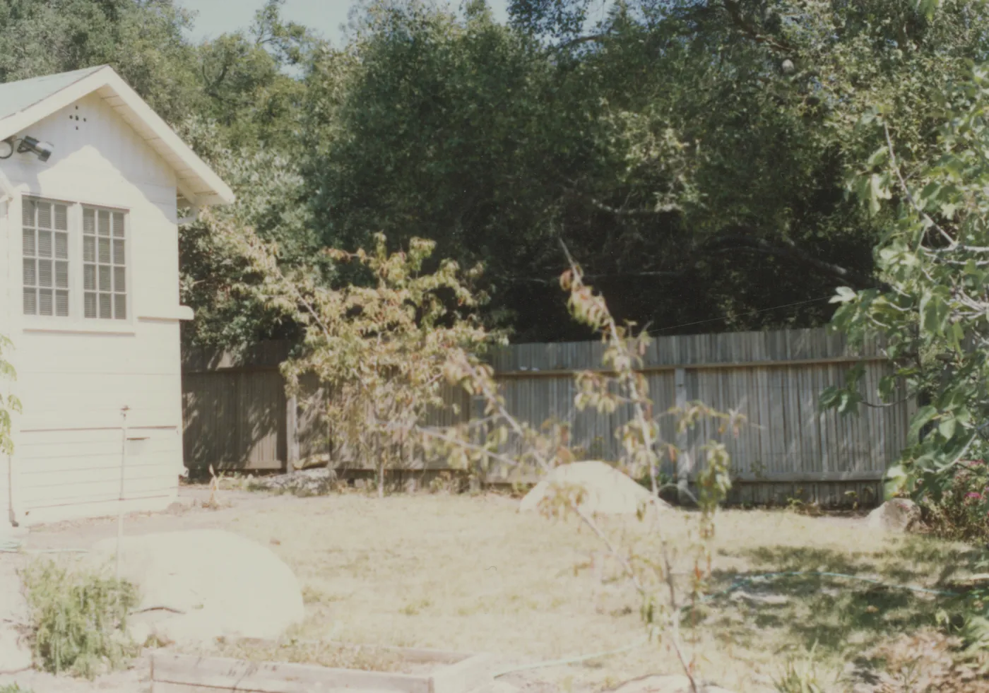 South side of Cottage and garden, prior to Home Demonstration garden