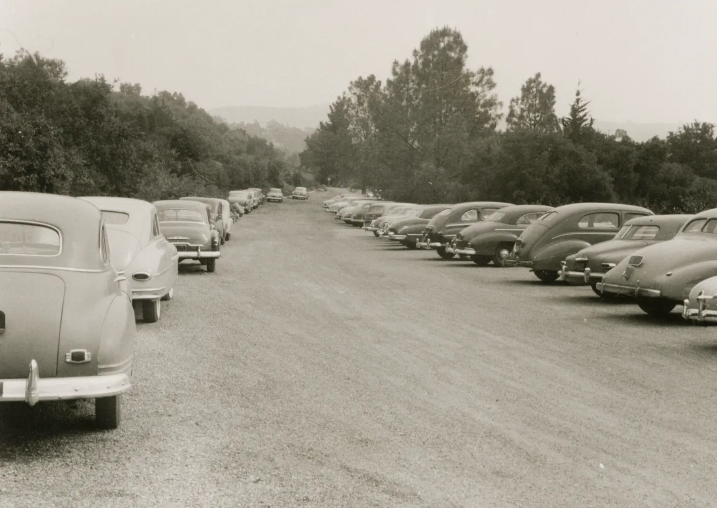 SBBG Parking Lot, 1950's