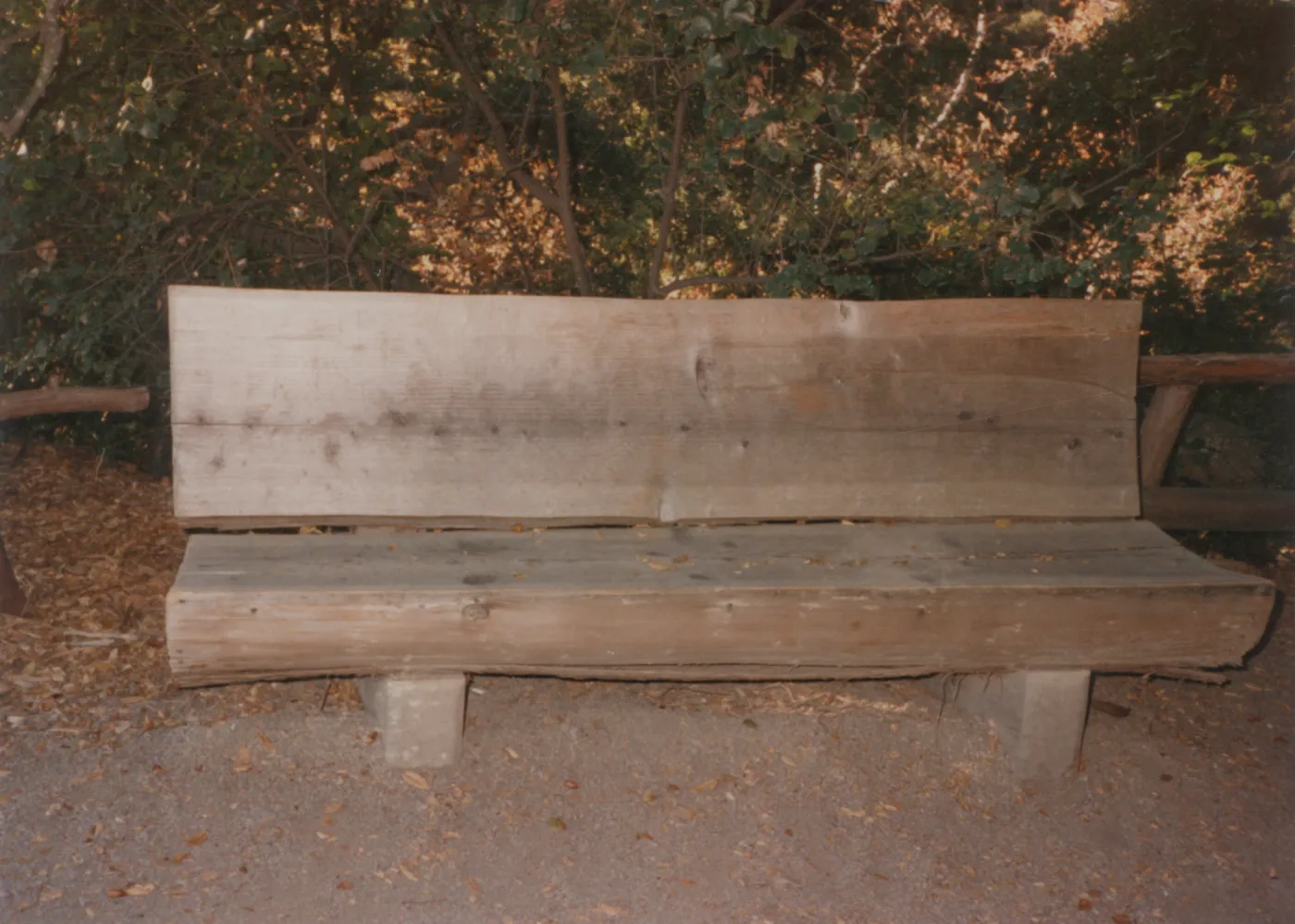 Hilton and Helen Goss Bench, 1979 (original location)
