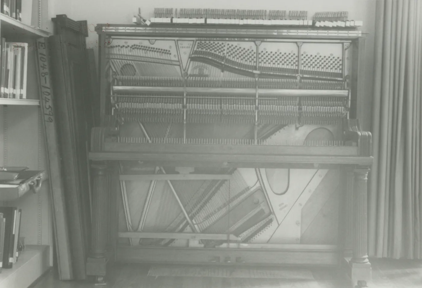 Veronica Muller, Steinway Piano, in the Blaksley Library