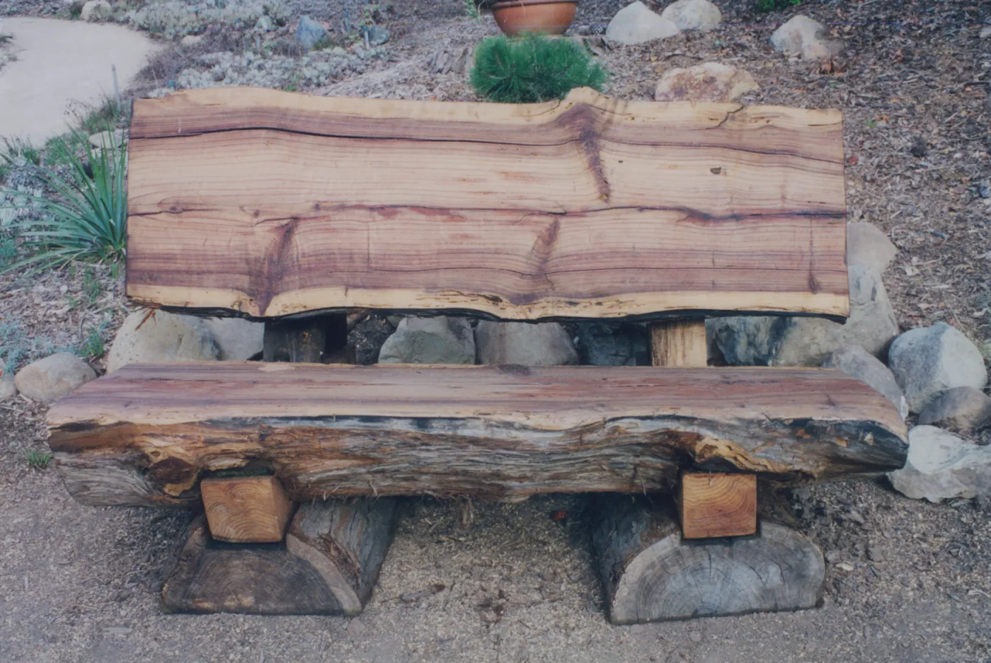 Carl and Shirley Wood Bench, 1988, Meadow