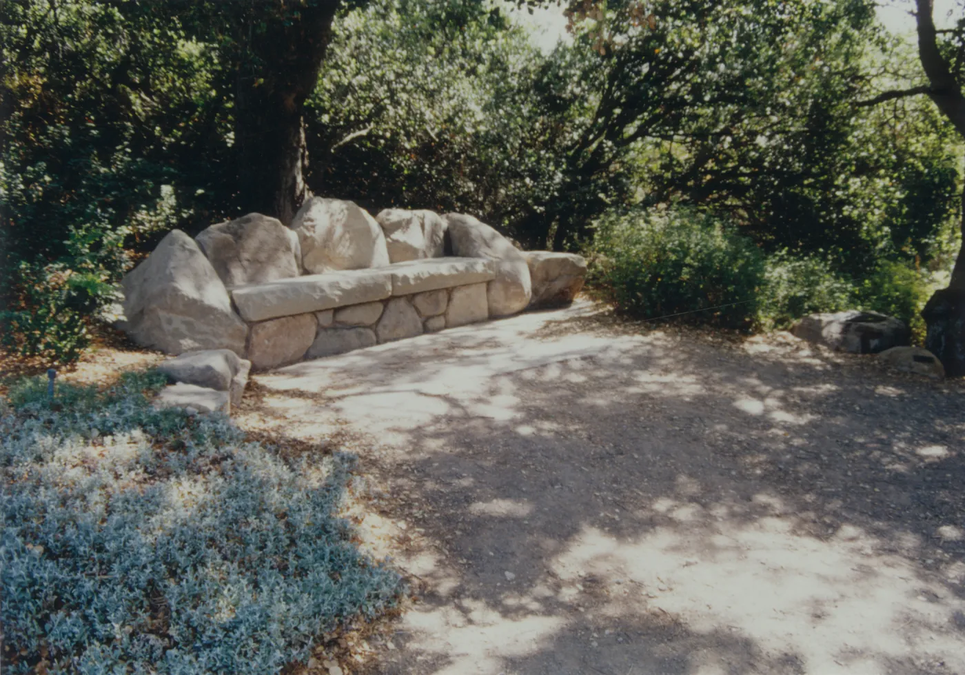 Ada Wood's Bench, Family of Frederick Charles Wood, 1977 (formerly a redwood bench, 1970)