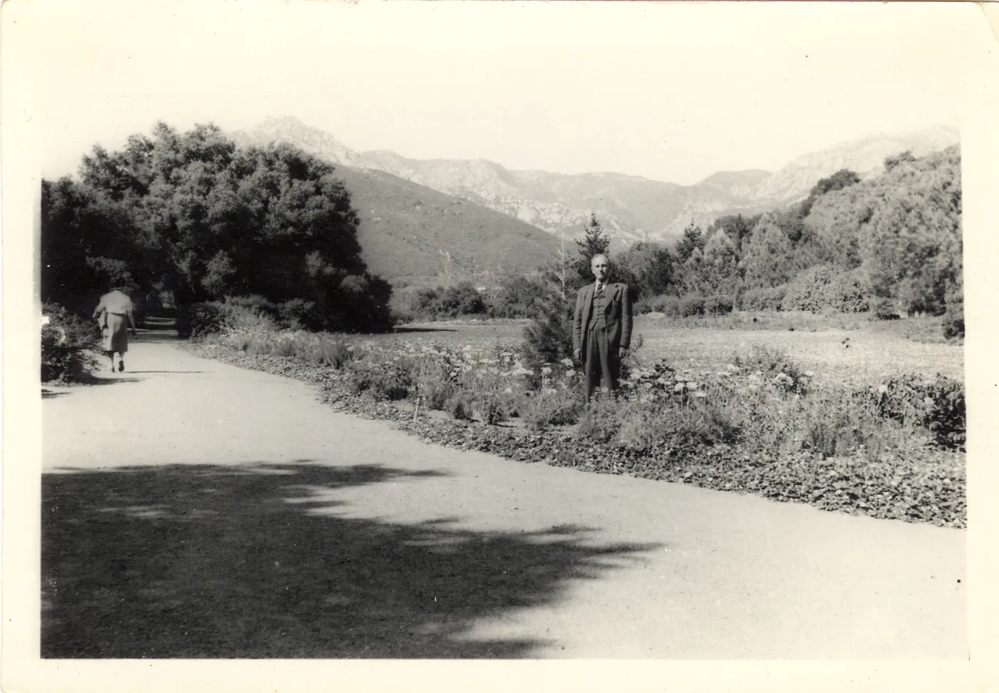 Toolmaker Harry M. Kennard in the Santa Barbara Botanic Garden