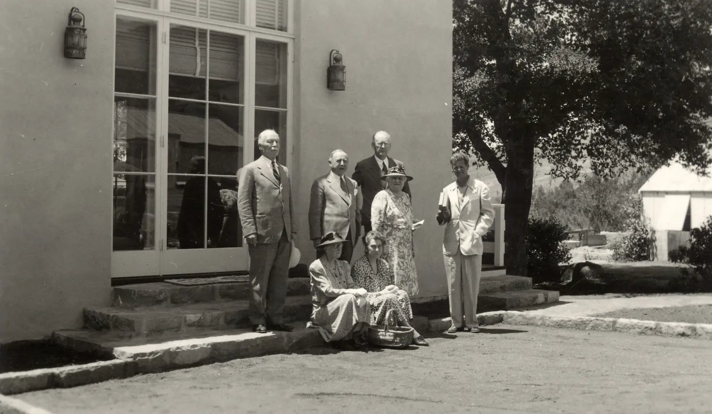 Board Members: General William Lassiter, Frederick Kellam, Frank McCoy, Mrs. Clara Gould, Lockwood de Forest, Jr.Seated: Ellen S. Chamberlain, Anne Stow-Fithian