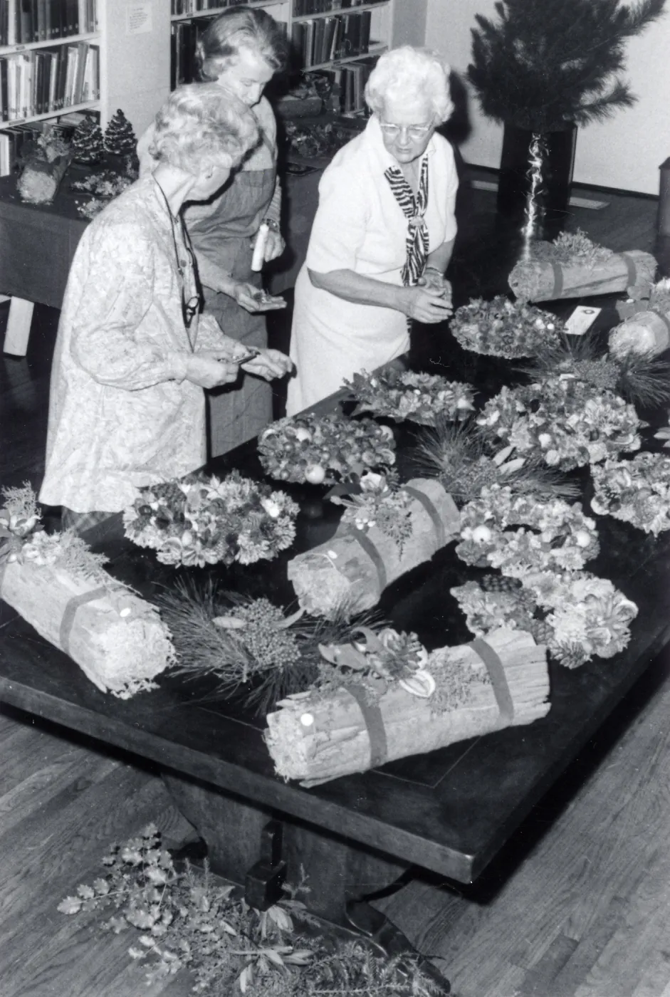 Garden Guild preparing Library for annual Holiday Sale