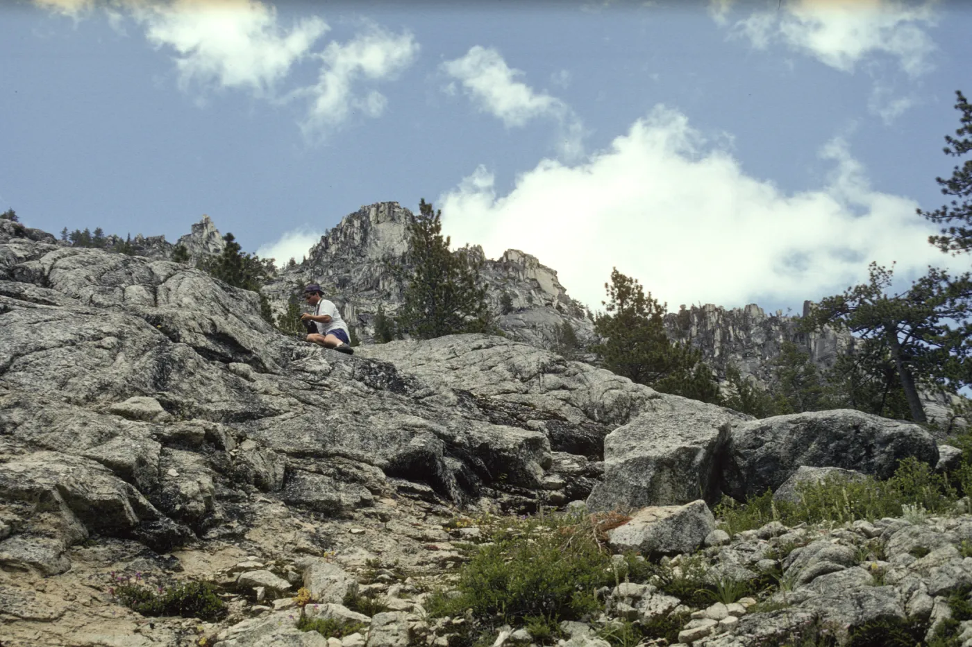 granite slope above Sugar Lake
