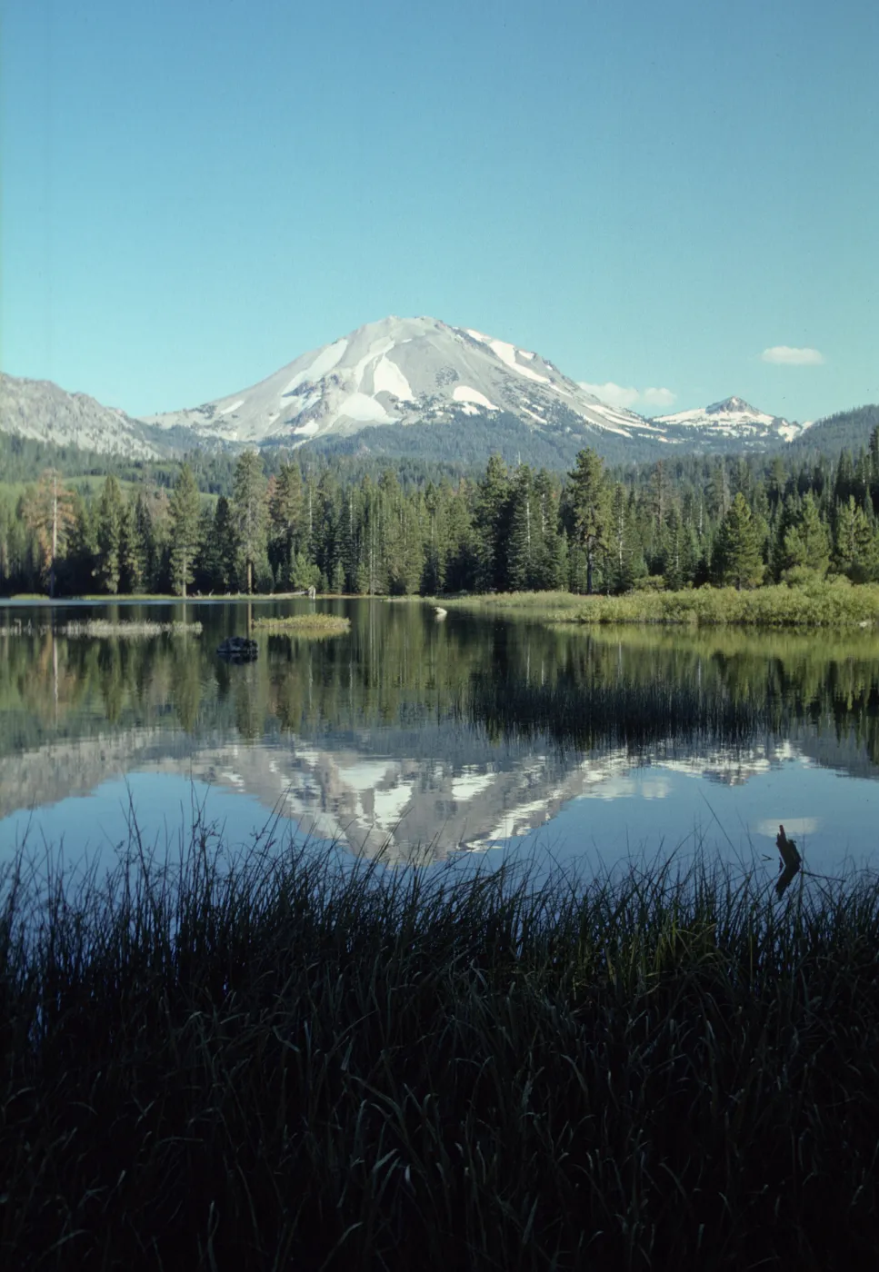Manzanita Lake and Lassen Peak