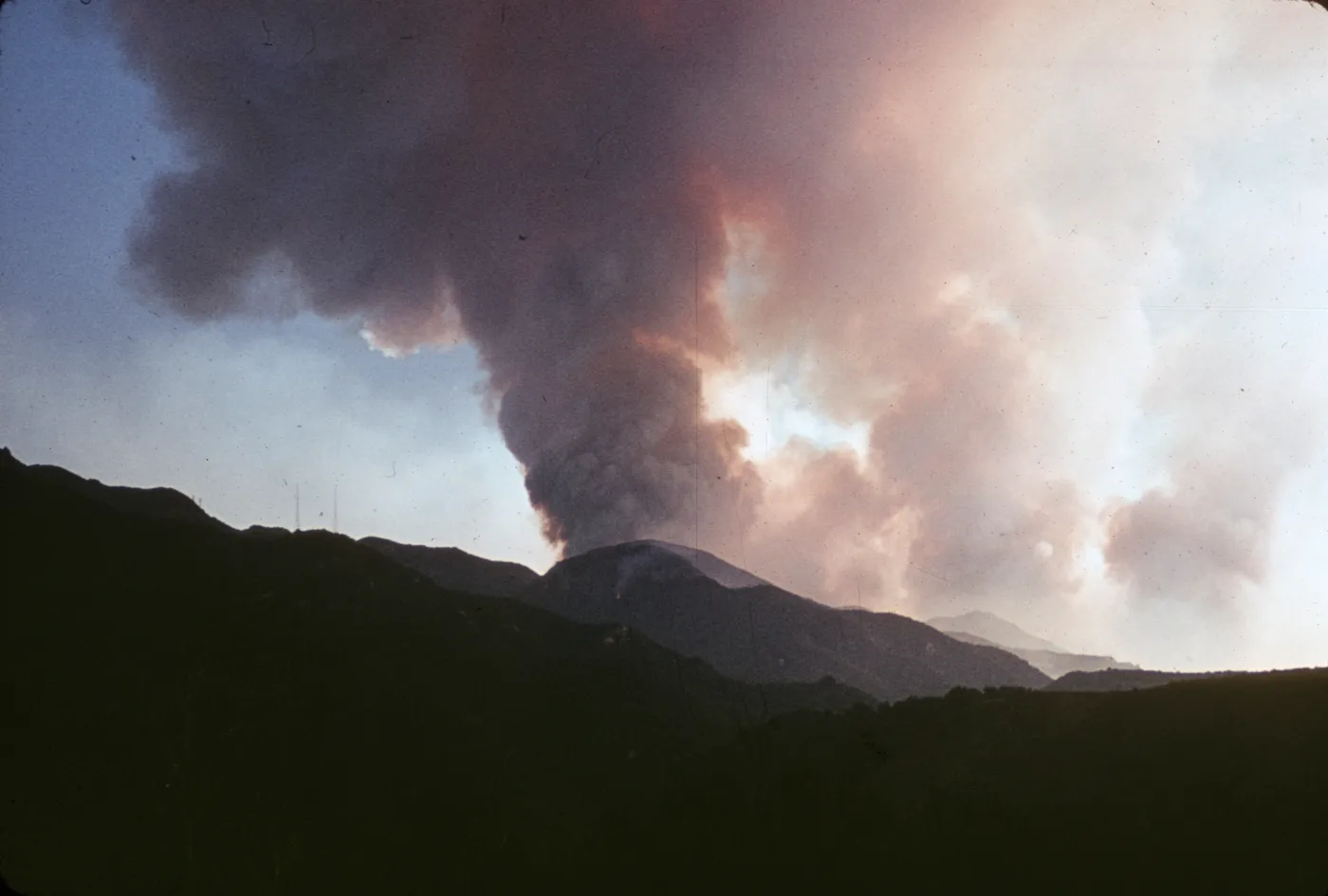 Coyote Fire, first day