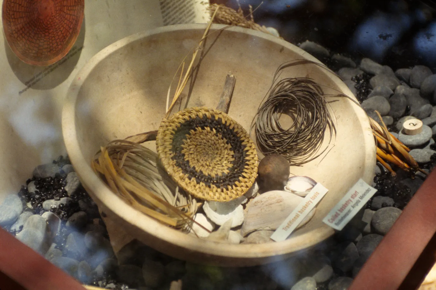 Indian Basketry, Fiber Arts Display