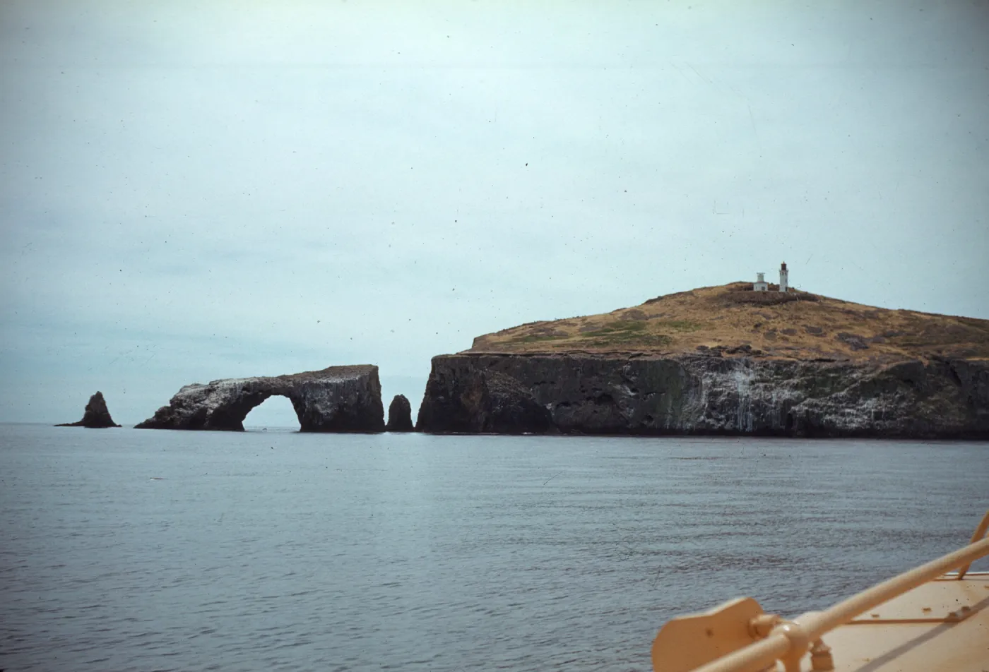 Approaching Arch Rock, Anacapa Island