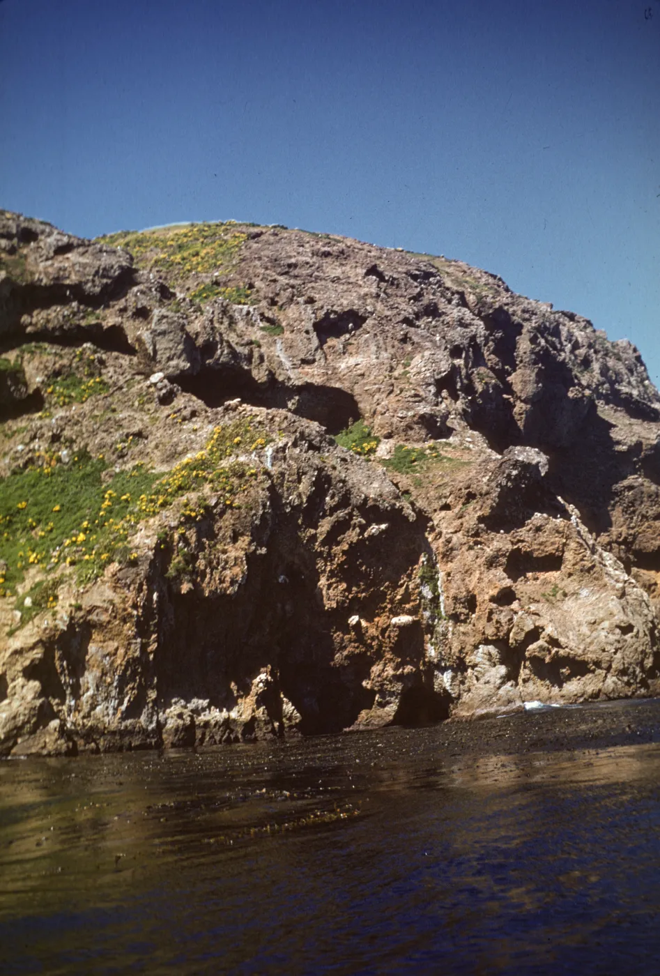Sea Caves on North side of West Anacapa Island