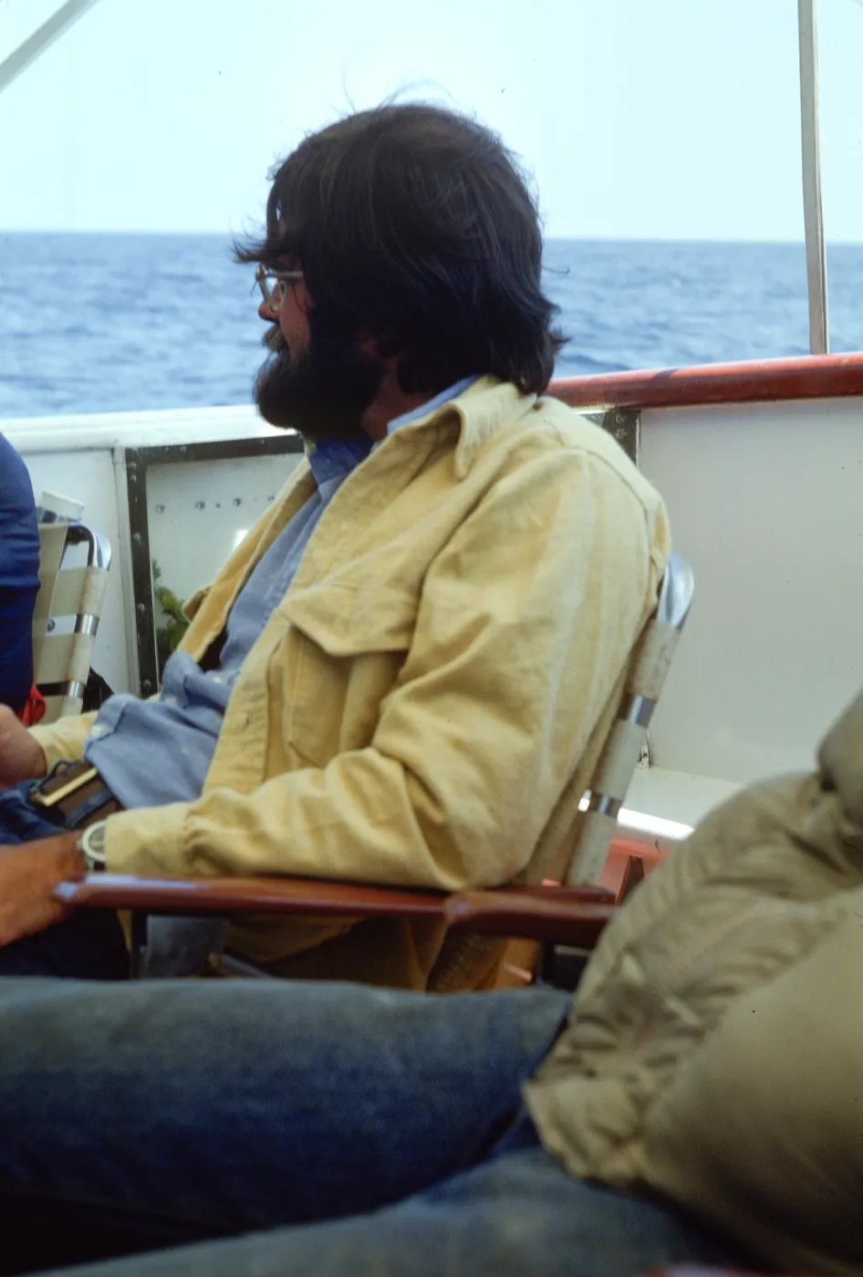 Eric Hochberg, boat to Anacapa Island