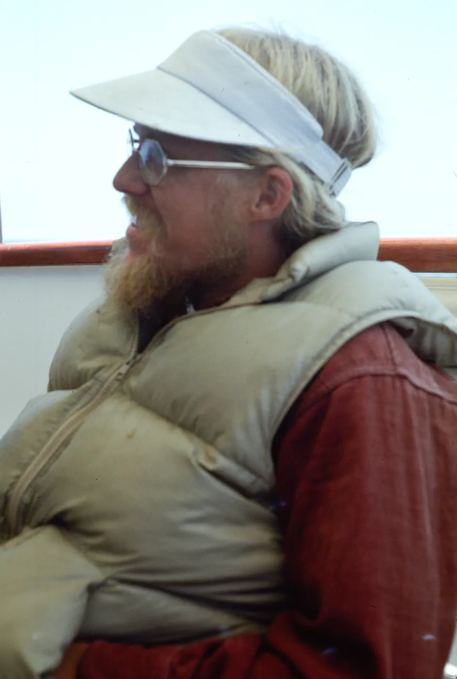 Paul Collins, boat to Anacapa Island