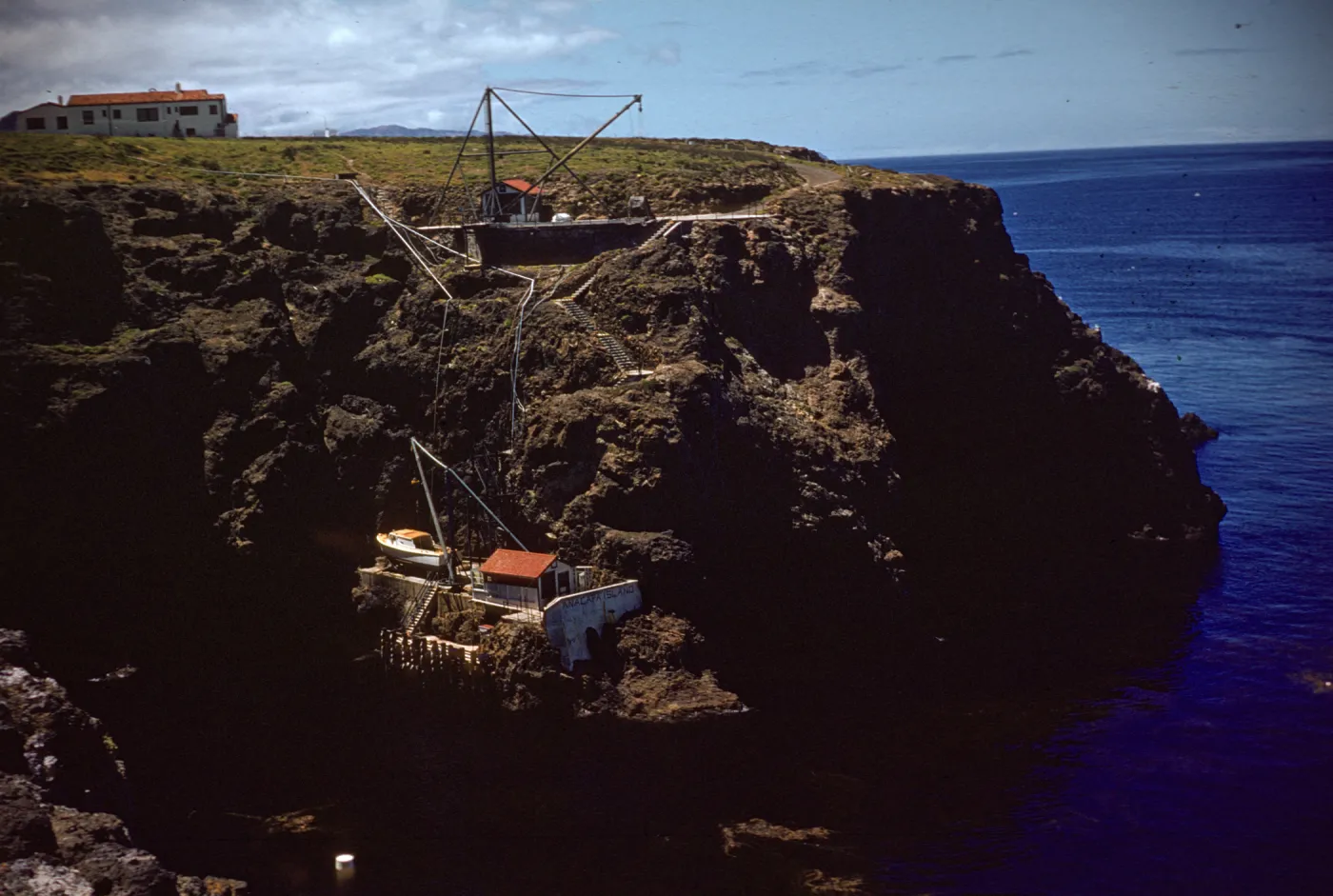 Boat landing Anacapa Island