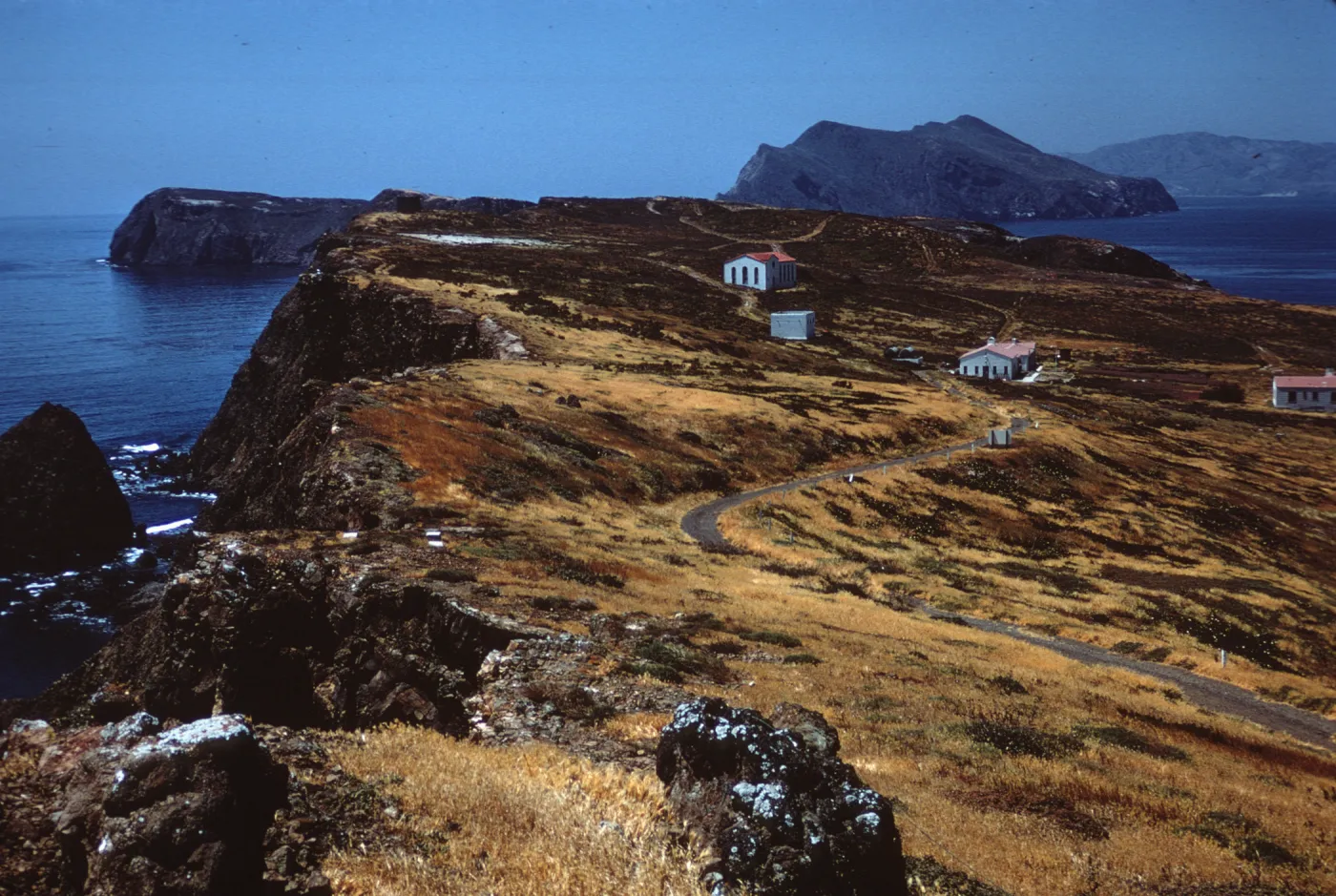 East Anacapa Island, west from base of lighthouse