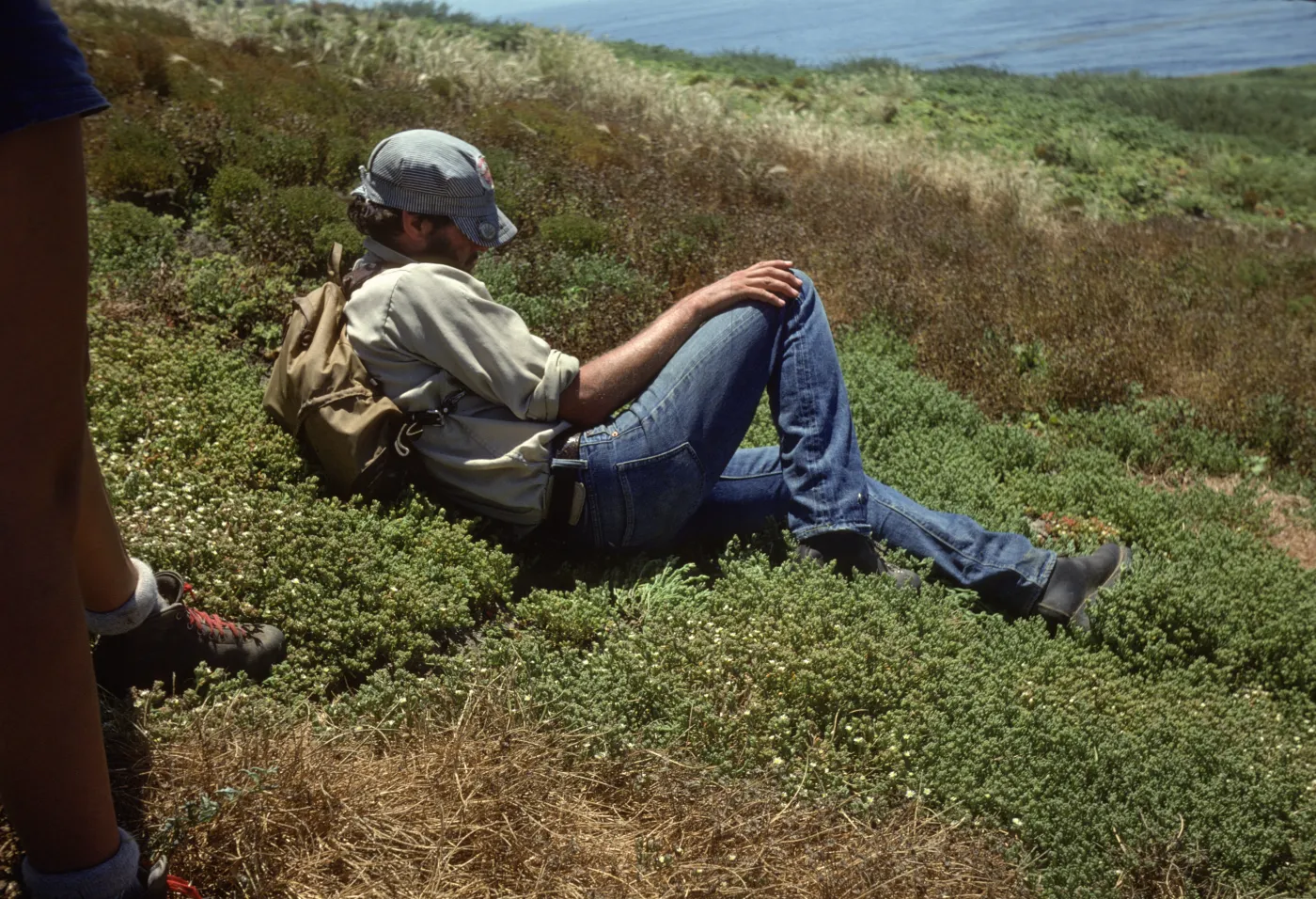 Steven Timbrook on Santa Barbara Island