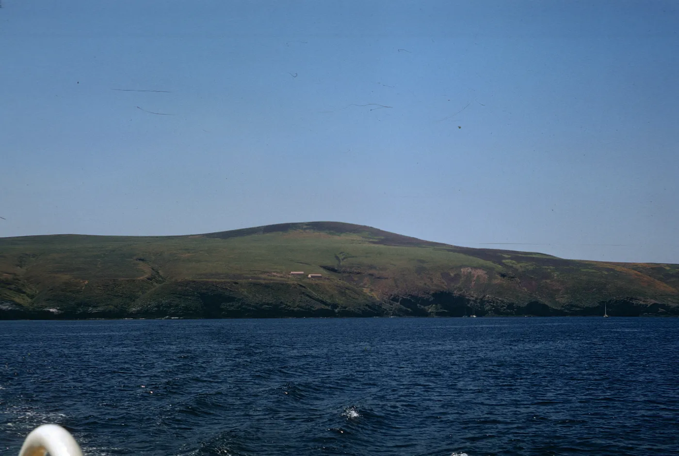 Santa Barbara Island from boat
