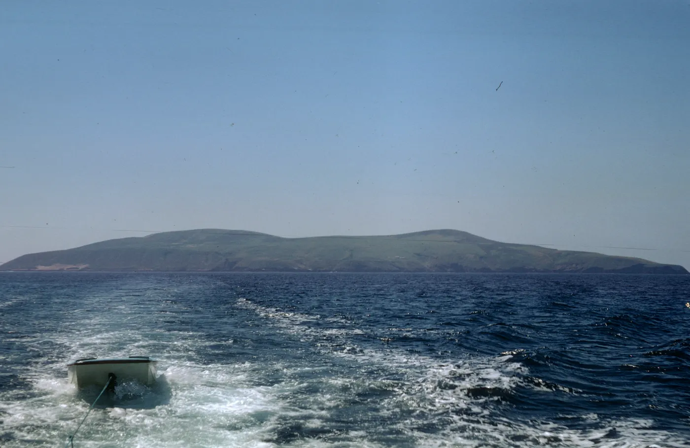 Santa Barbara Island from boat