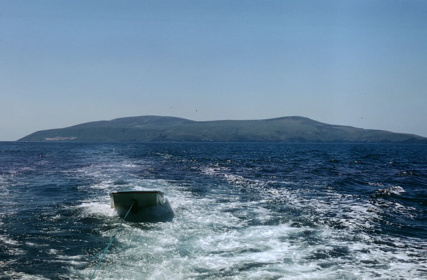 Santa Barbara Island from boat