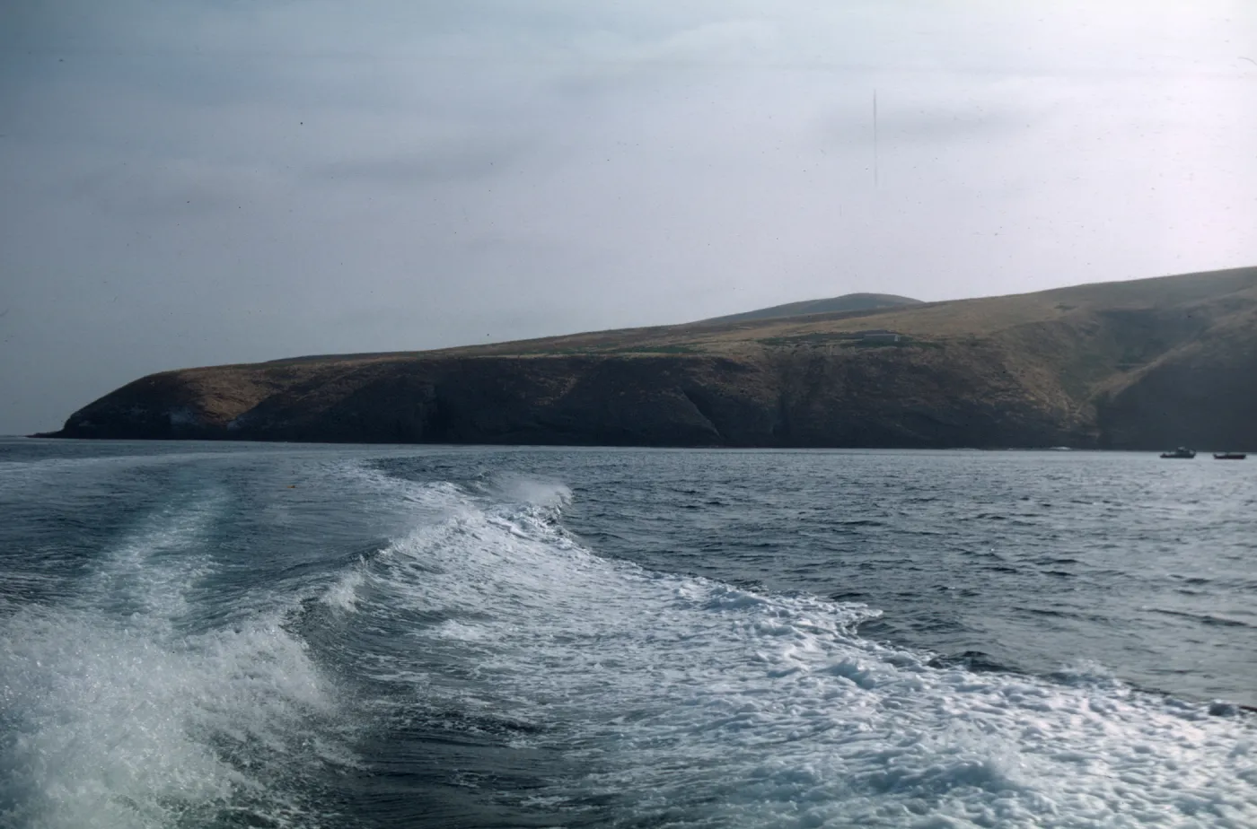 Santa Barbara Island from boat