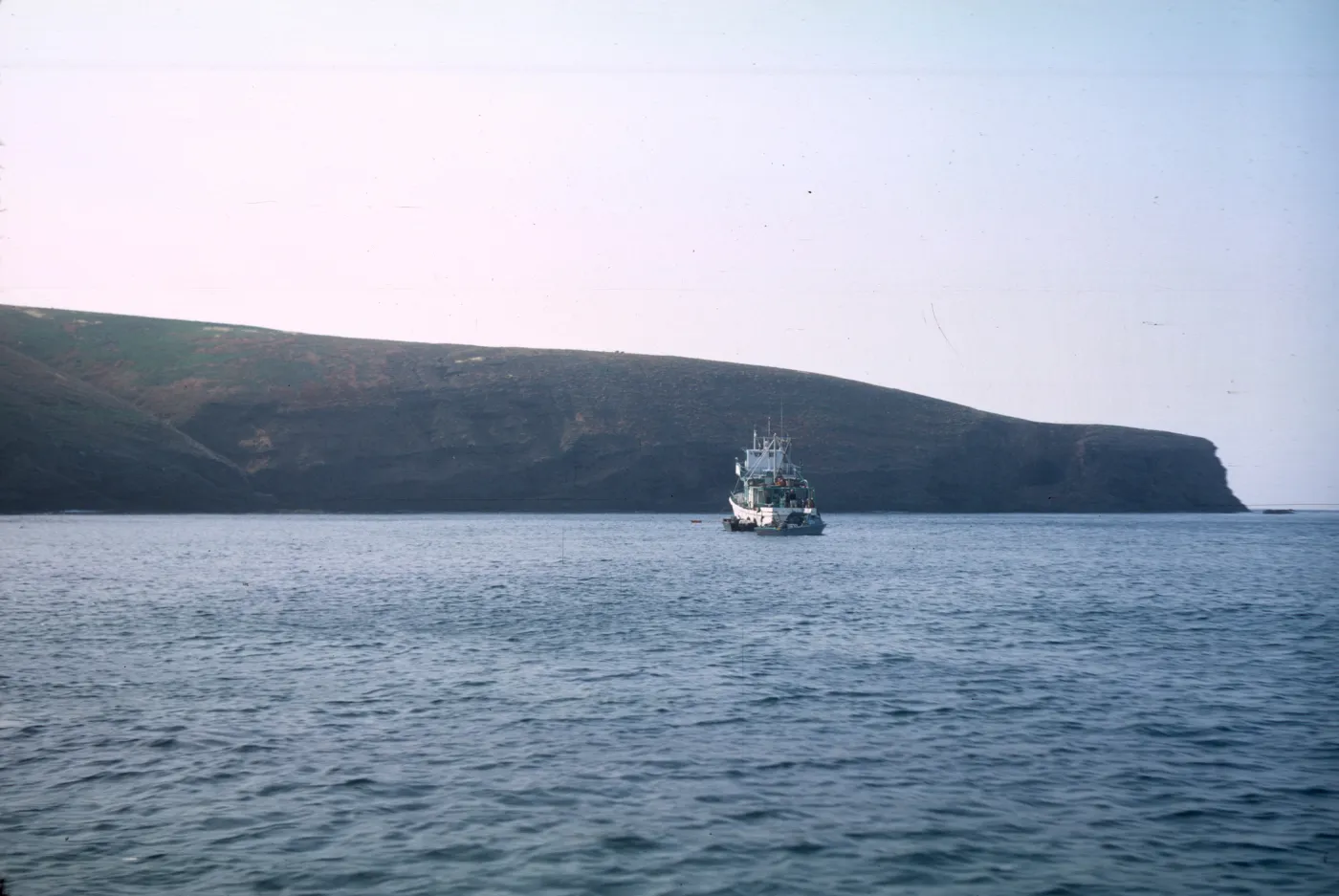 Santa Barbara Island from boat
