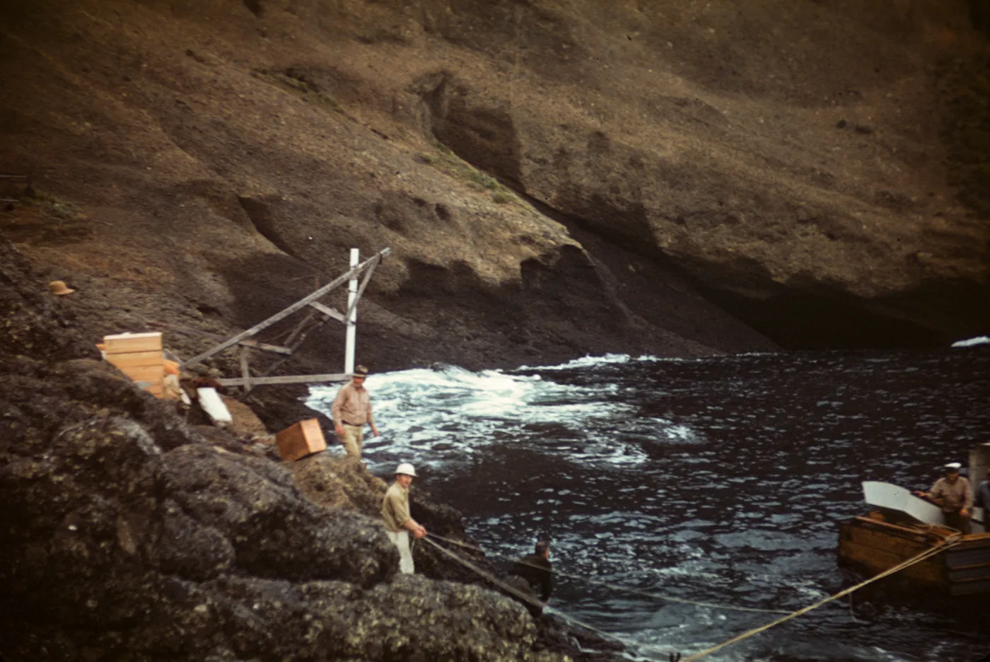 Santa Barbara Island, Landing Party