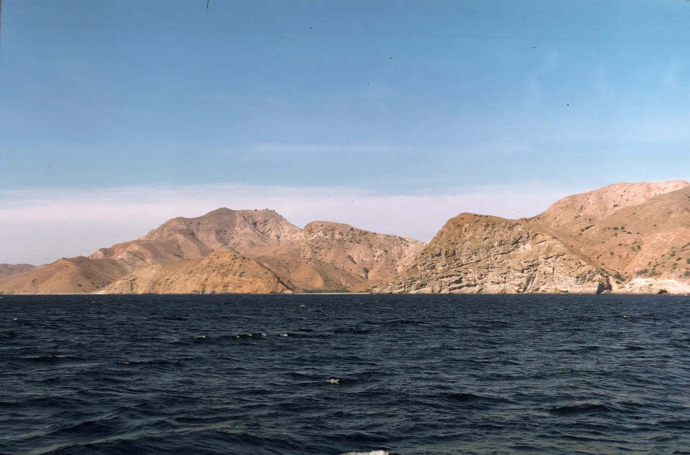 Santa Cruz Island from Ocean