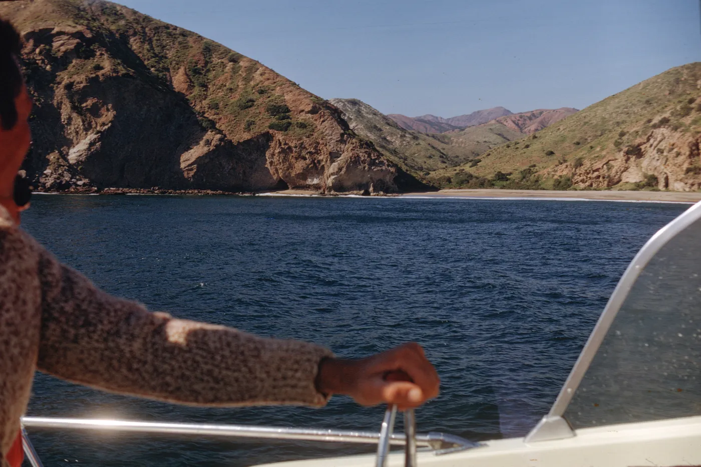 Santa Cruz Island from Boat