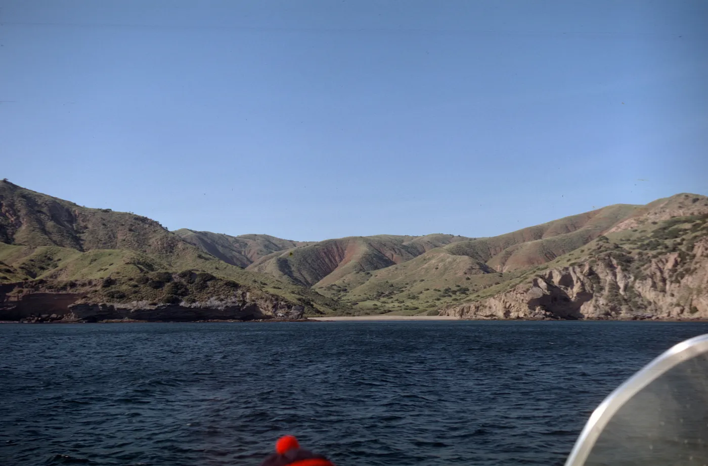 Santa Cruz Island from Boat