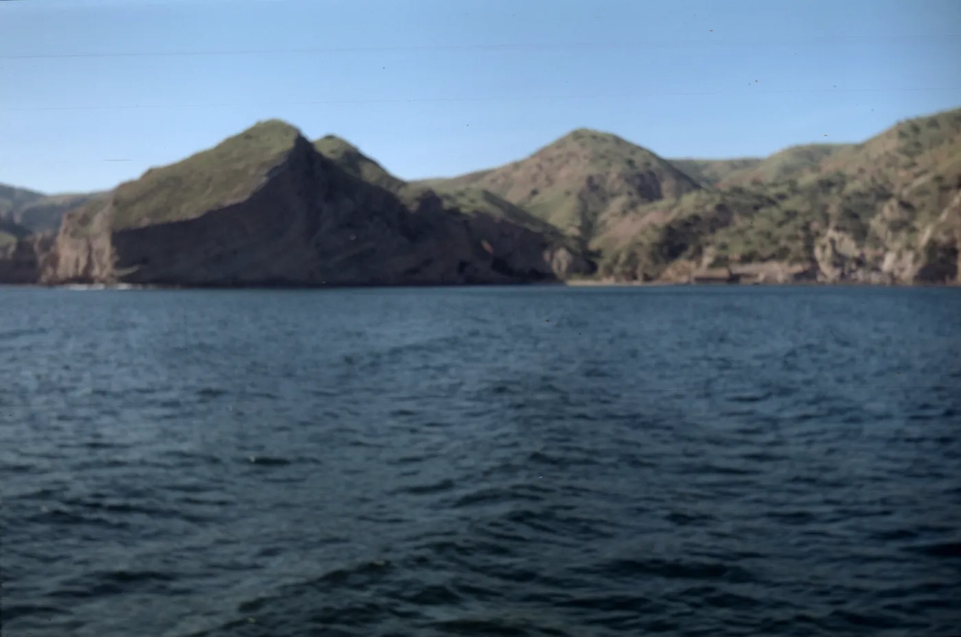 Santa Cruz Island from Boat
