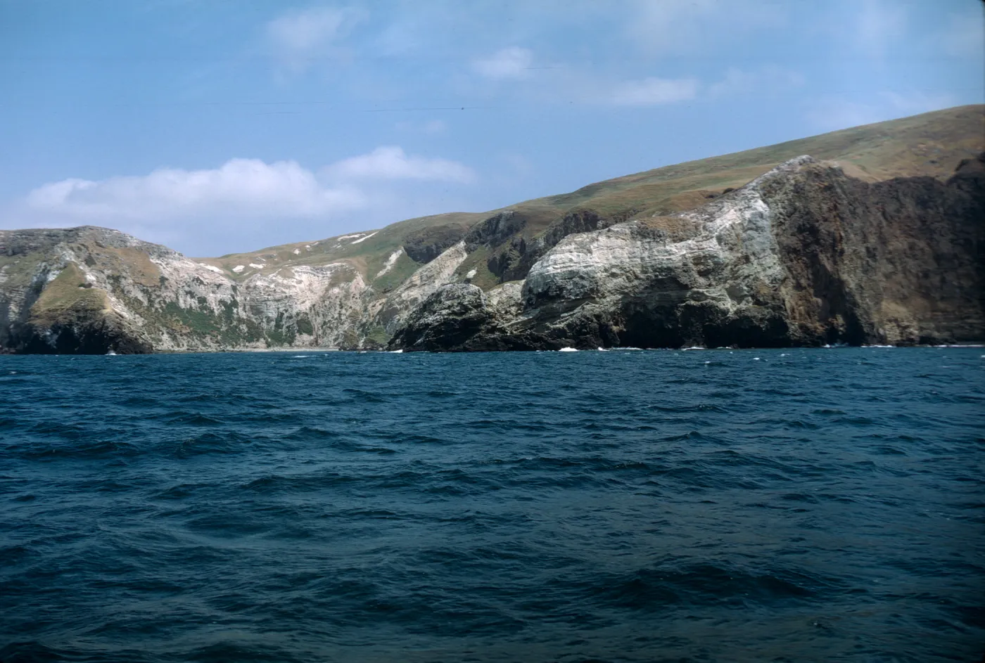 Santa Cruz Island from boat