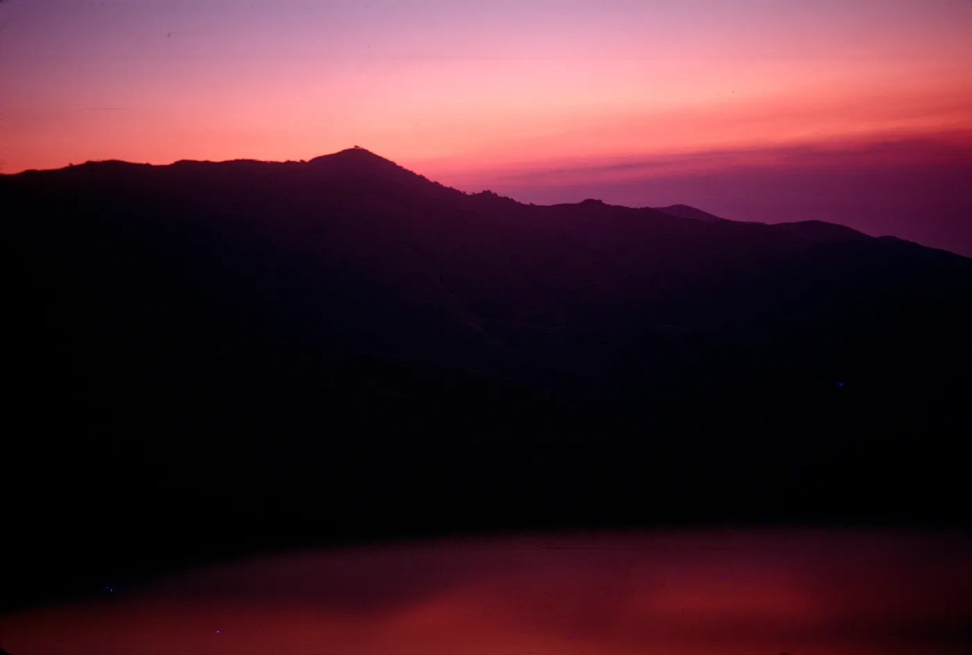Sunrise or Sunset on Santa Cruz Island