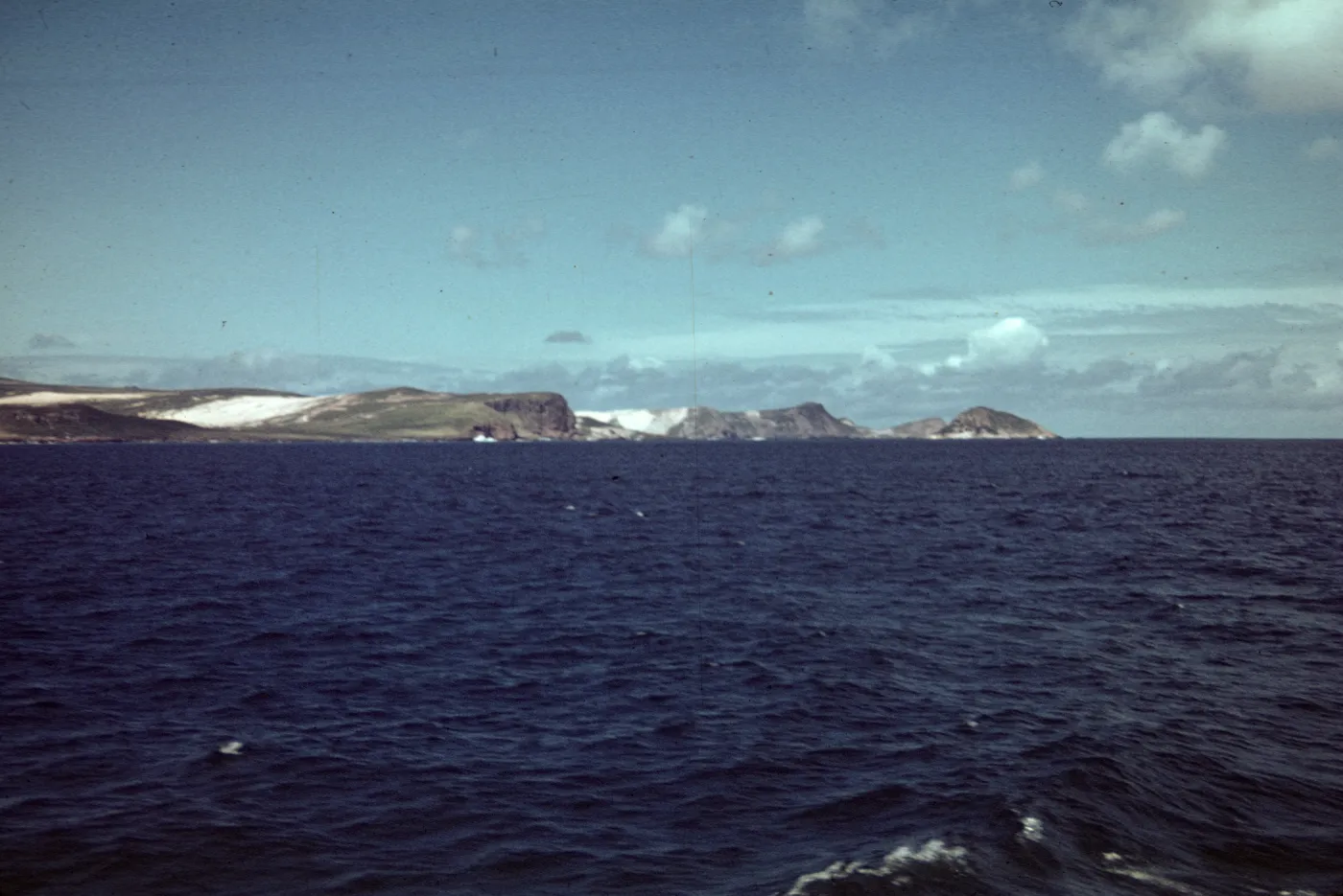 San Miguel Island seen from ocean