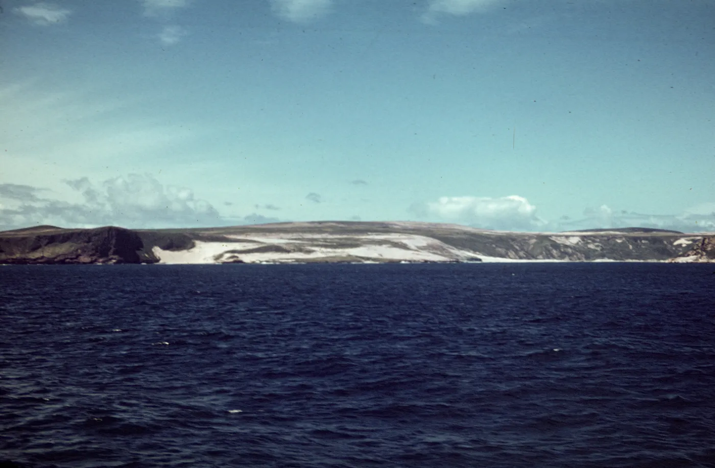 San Miguel Island seen from ocean