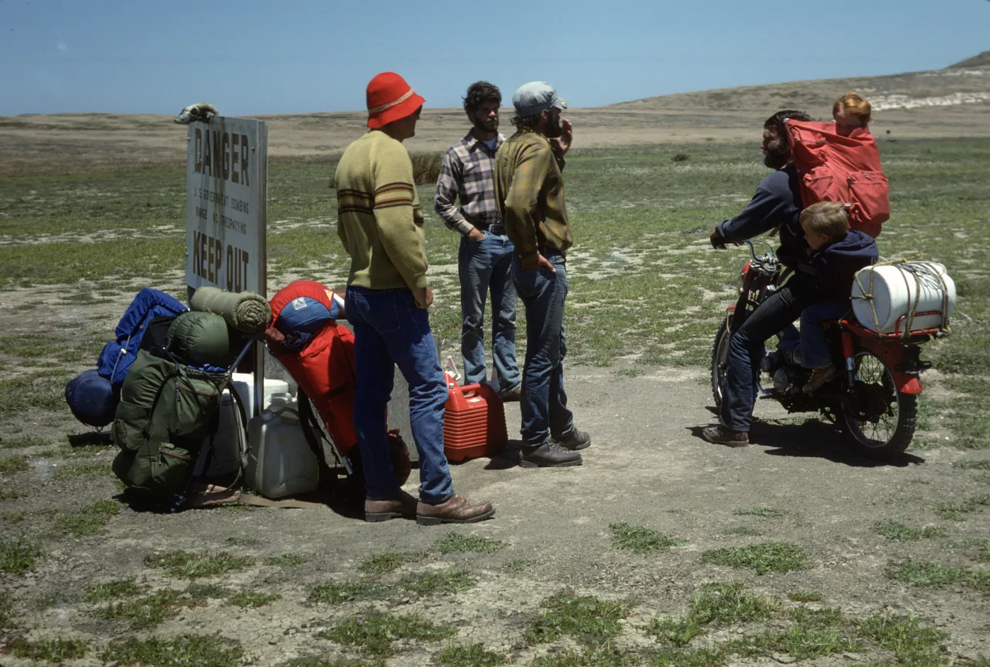 Steven Timbrook and Bud Antonelis, Dry Lake, San Miguel Island