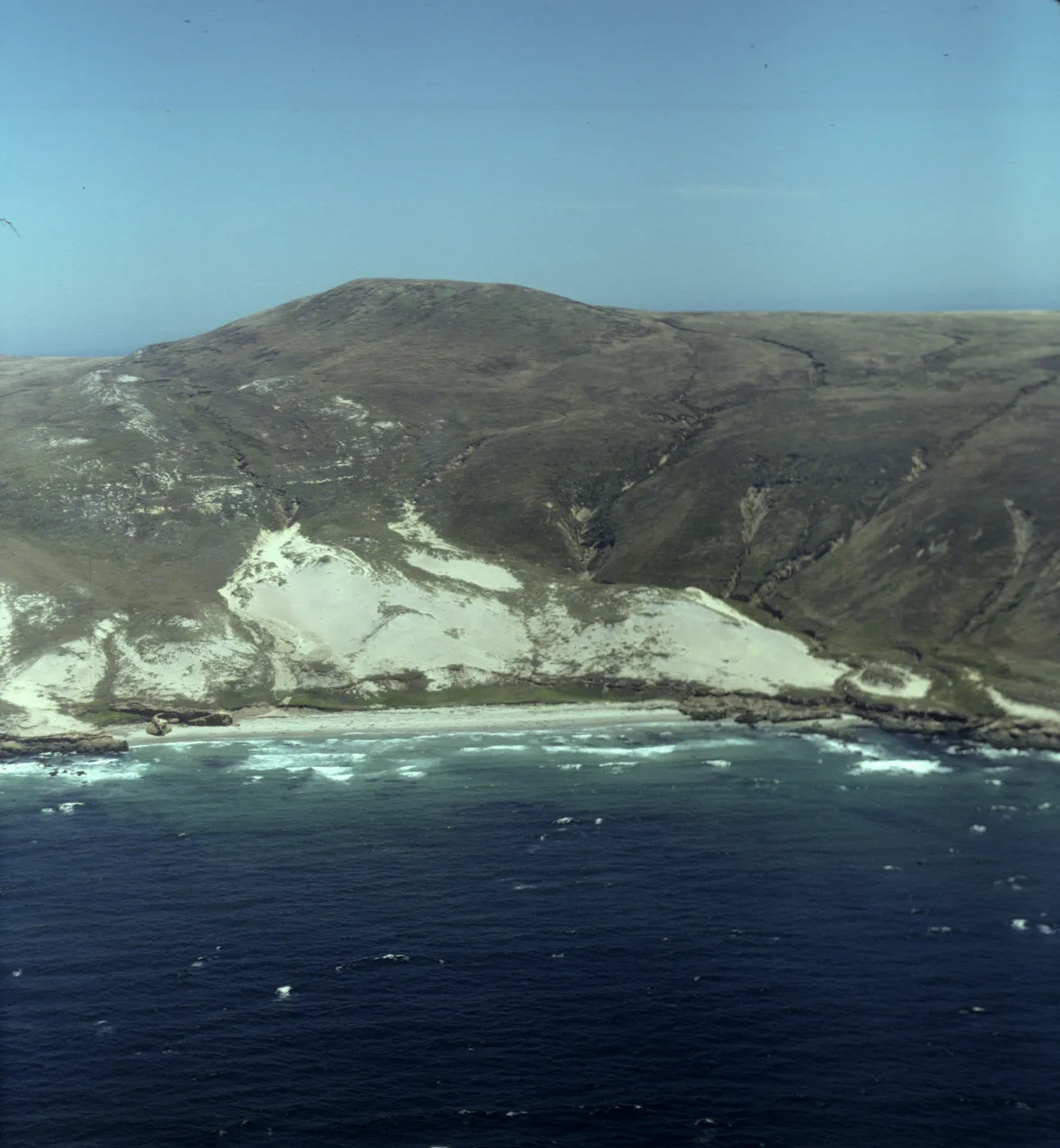 Green Mountain on San Miguel Island from the air